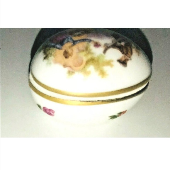 Vintage Small Limoges Decorative Egg France - Picture 7 of 16